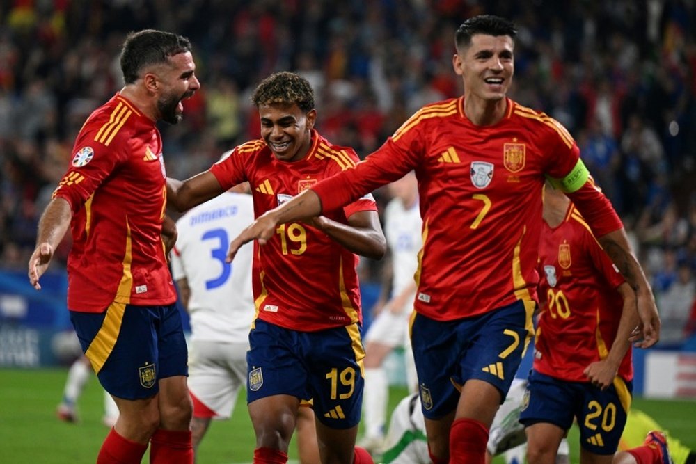 España ganó la Eurocopa de Alemania. AFP
