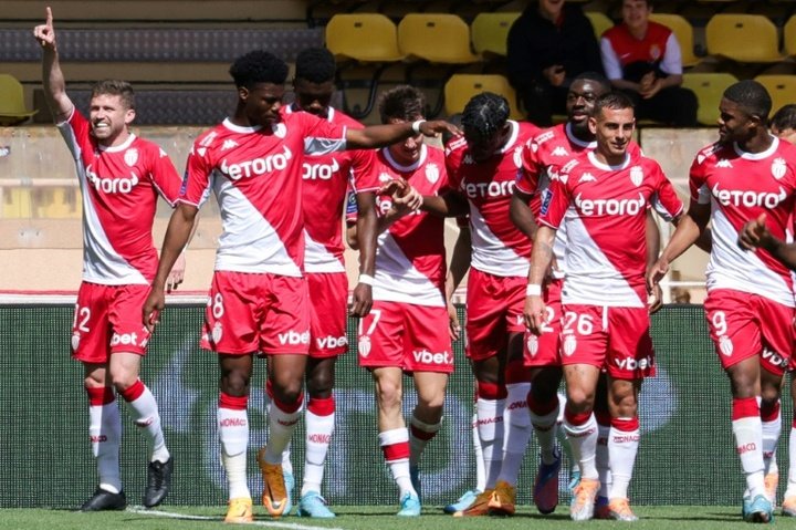 El Mónaco superó por 2-1 al Troyes en la Ligue 1. AFP