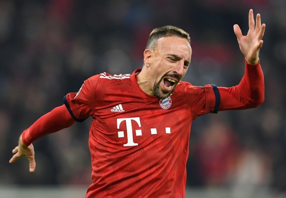 Franck Ribéry promete más 'guerra'. AFP