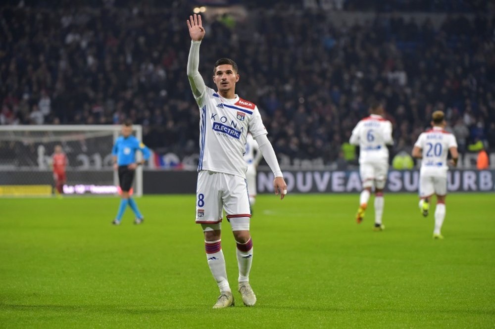 Aouar suena para el Madrid. AFP