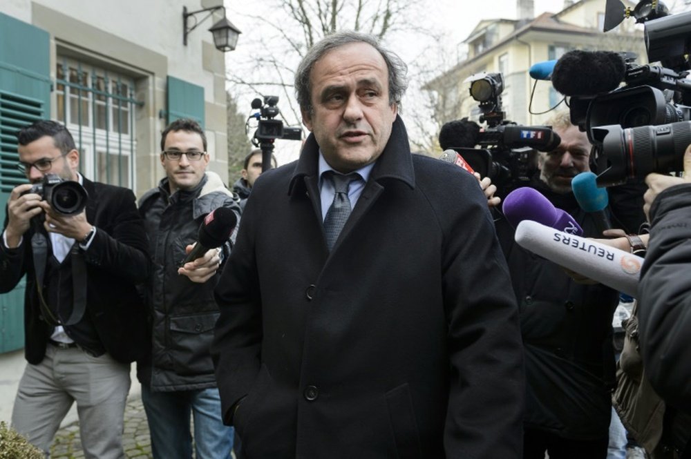 Michel Platini à son arrivée au Tribunal du Sport à Lausanne, le 8 décembre 2015