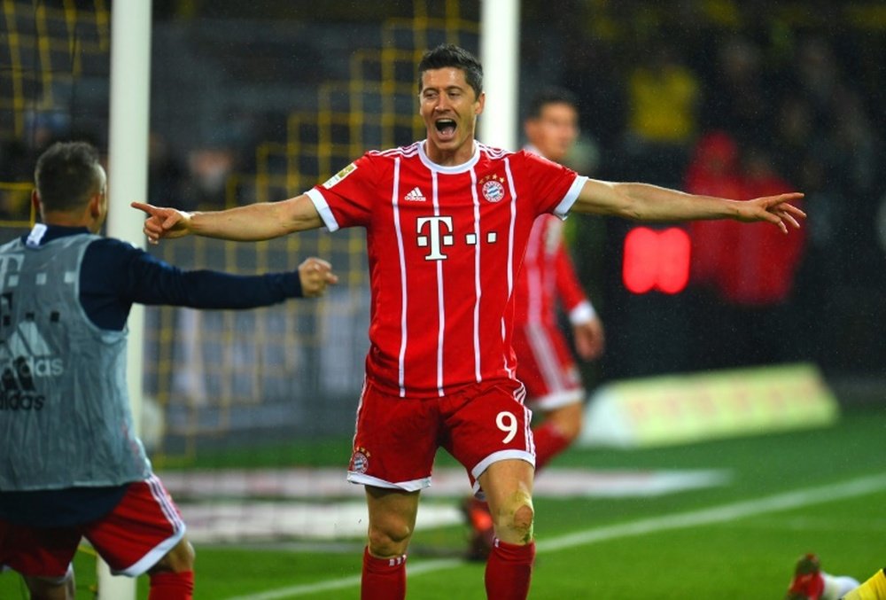 L'attaquant du Bayern Munich Robert Lewandowski. AFP