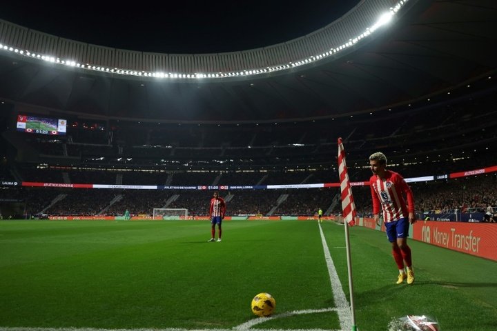 Atletico Madrid must partially close their stadium for two La Liga matches. AFP