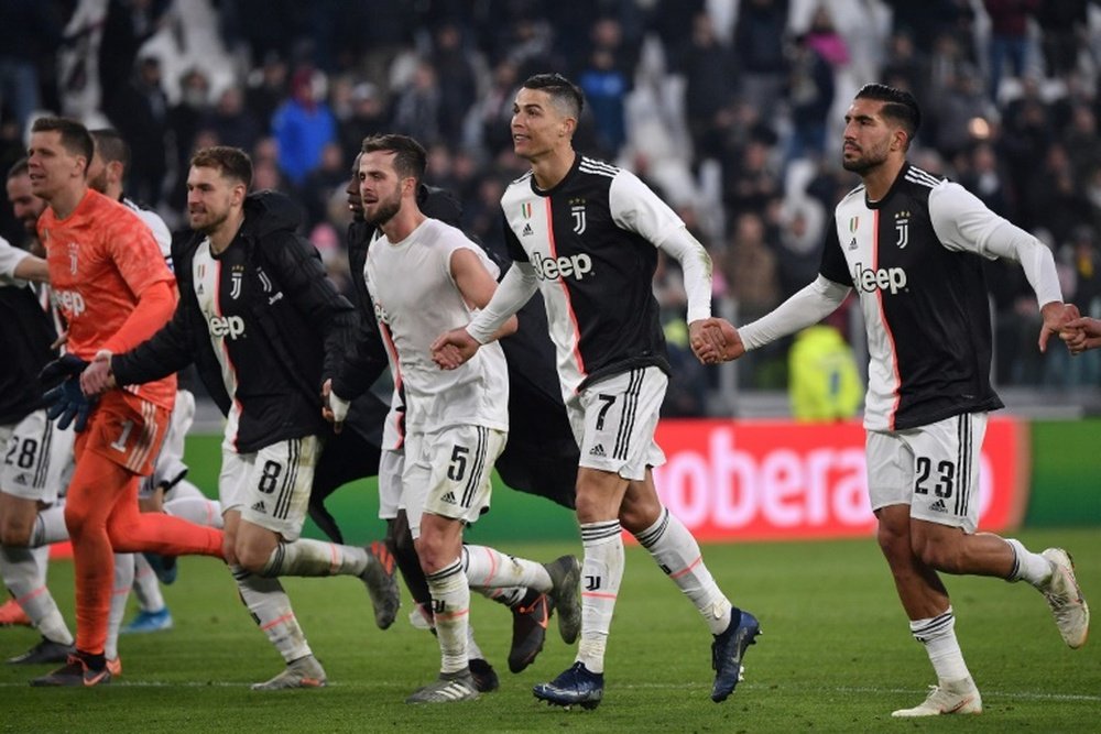 Jogadores da Juve estão sendo analisados de perto. AFP