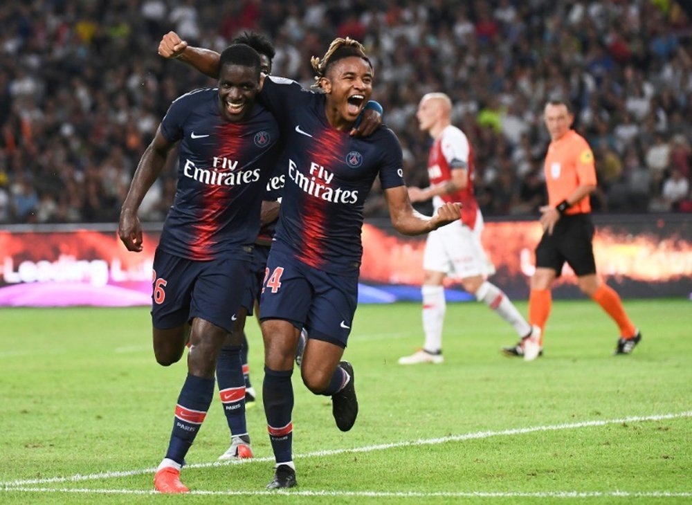 Nkunku tiene contrato con el PSG hasta 2020. AFP