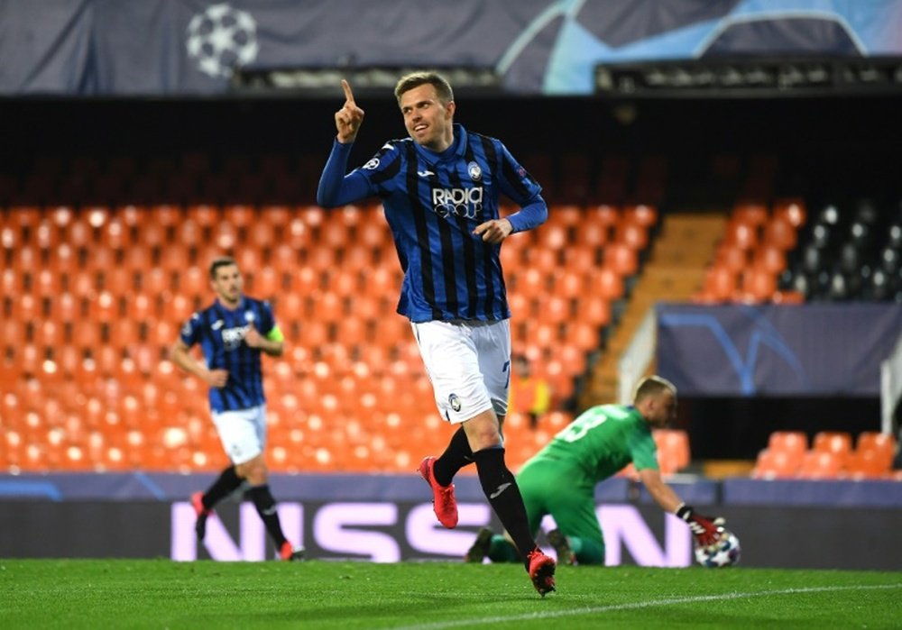 Ilicic was the star of the show for Atalanta at the Mestalla. AFP