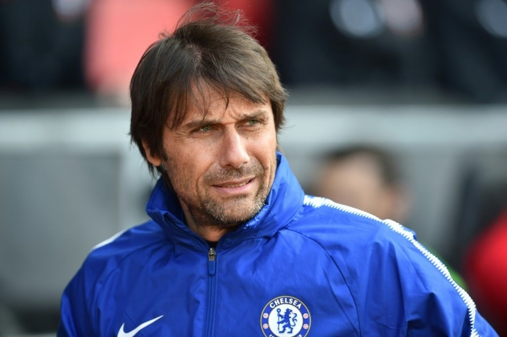 Conte understands the stakes on offer against Liverpool. AFP