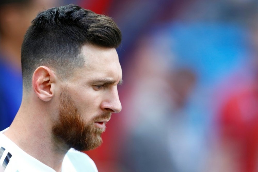 Messi came under fire from the press about his performance at the World Cup in Russia. AFP