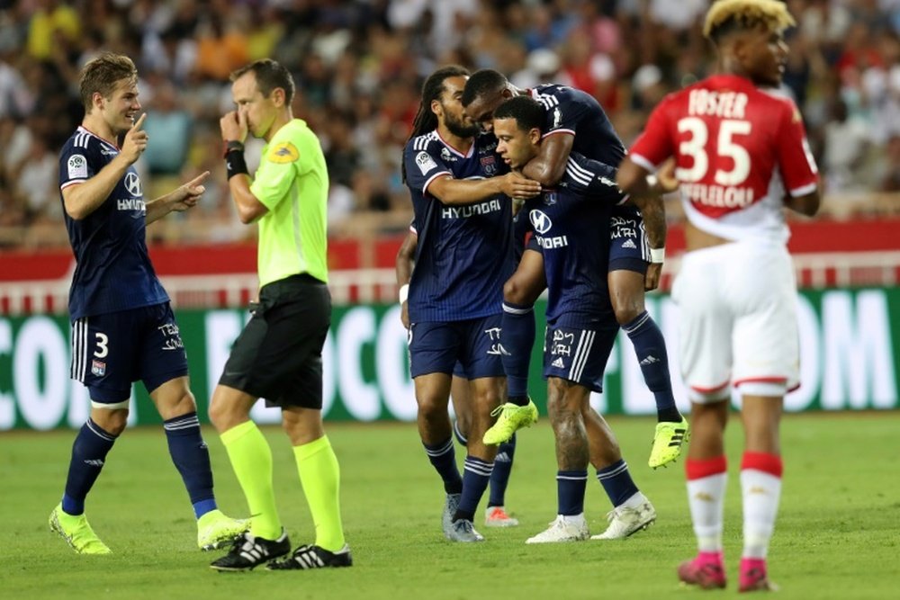 Les compos probables du match de Ligue 1 entre Lyon et Monaco. AFP