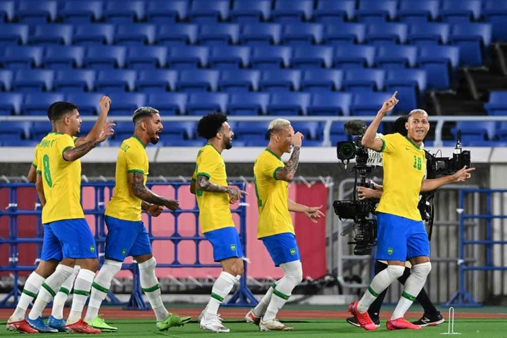 Le Brésil et la Côte d'Ivoire se qualifient pour les quarts des JO de Tokyo. afp