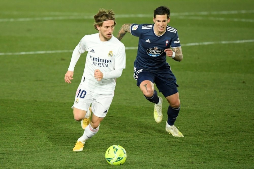 Modric also shines defensively. AFP