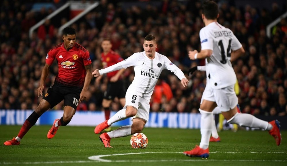 Verratti pourrait s'inspirer de Ronaldo. AFP