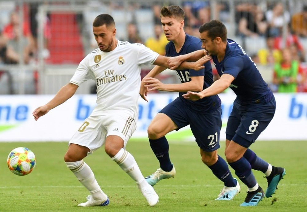 Hazard needs to shine at Real Madrid after a poor start to pre-season. AFP