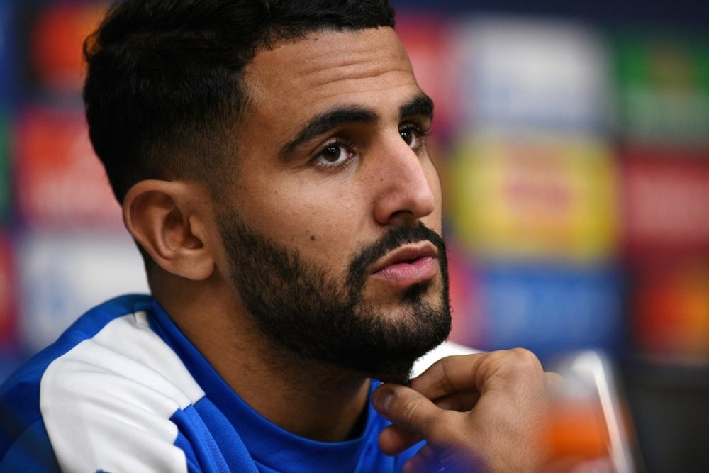 Mahrez quiere estar en el equipo que juegue Champions. AFP