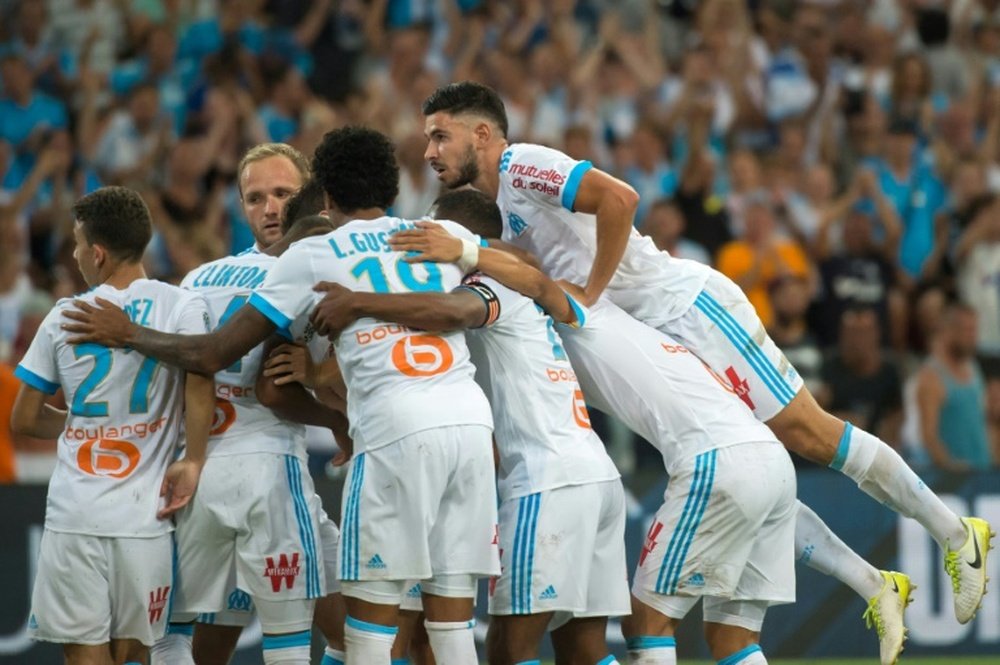 Triunfo confortável do Marseille no campeonato. AFP
