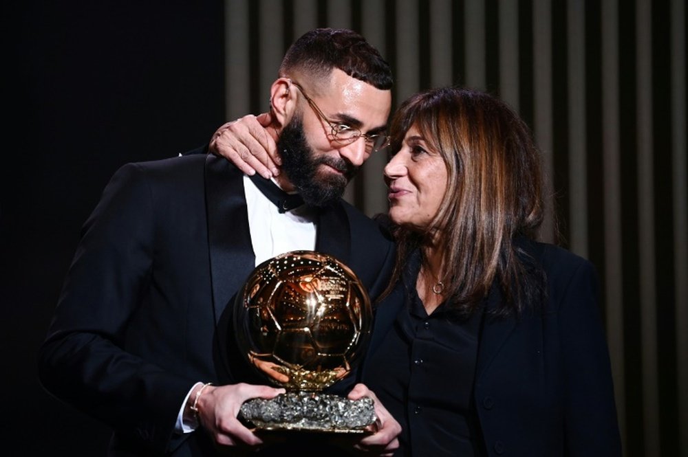Benzema ganó el Balón de Oro 2022. AFP