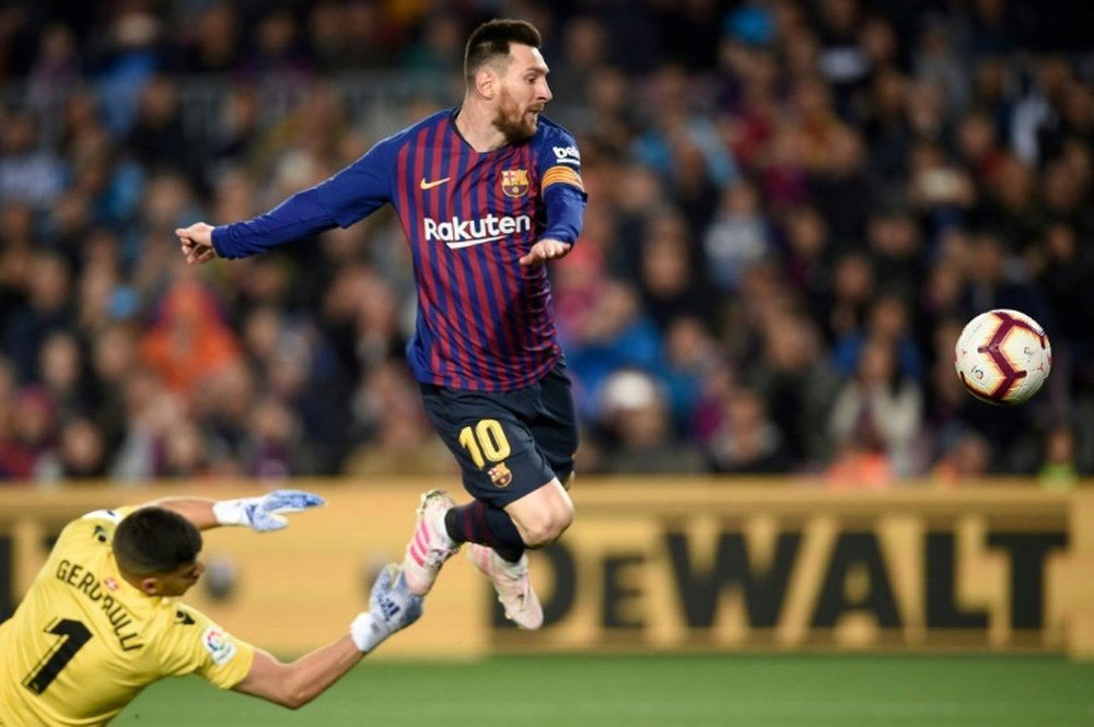 Messi, absolutamente vital en el Barcelona. AFP