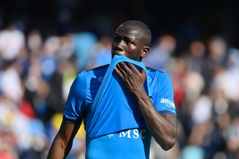 Koulibaly répond à De Laurentiis. AFP