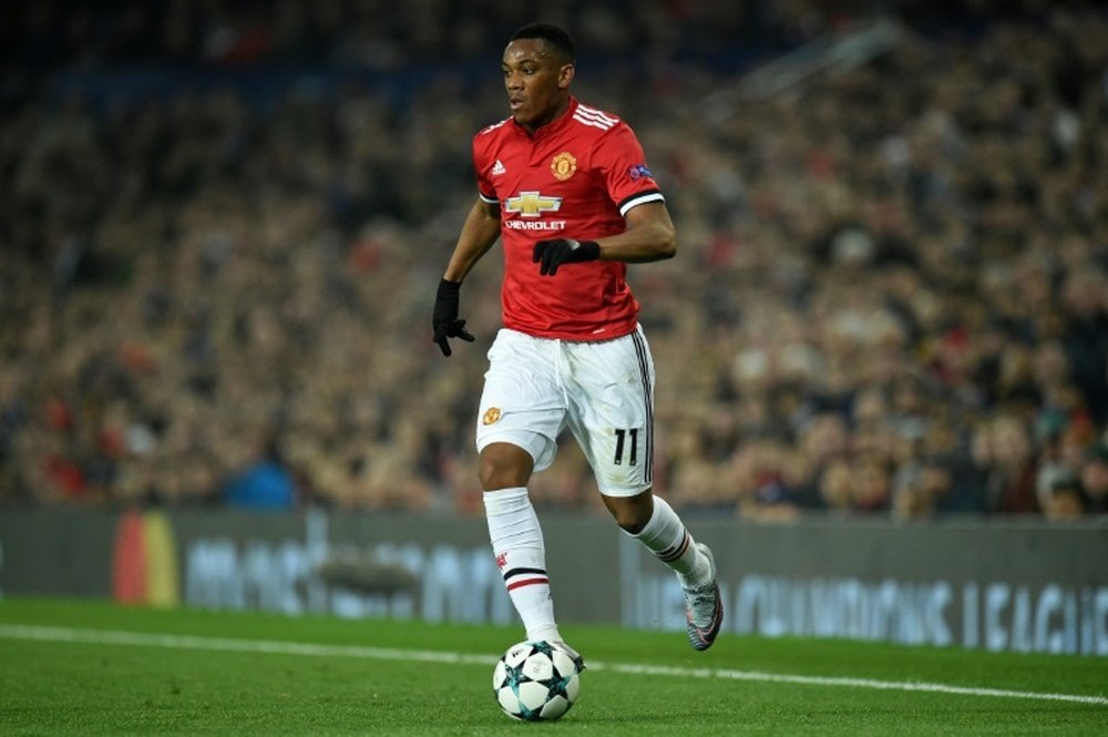 Arsenal are reportedly keen on bringing in Martial in Sanchez swap deal. AFP