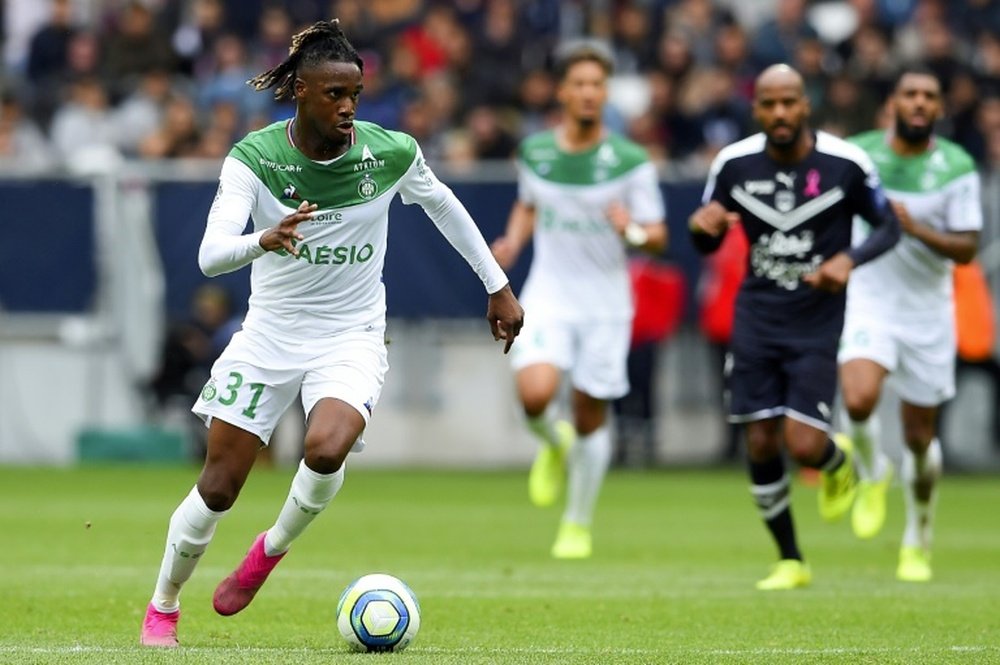 Charles Abi va prolonger avec l'ASSE. AFP