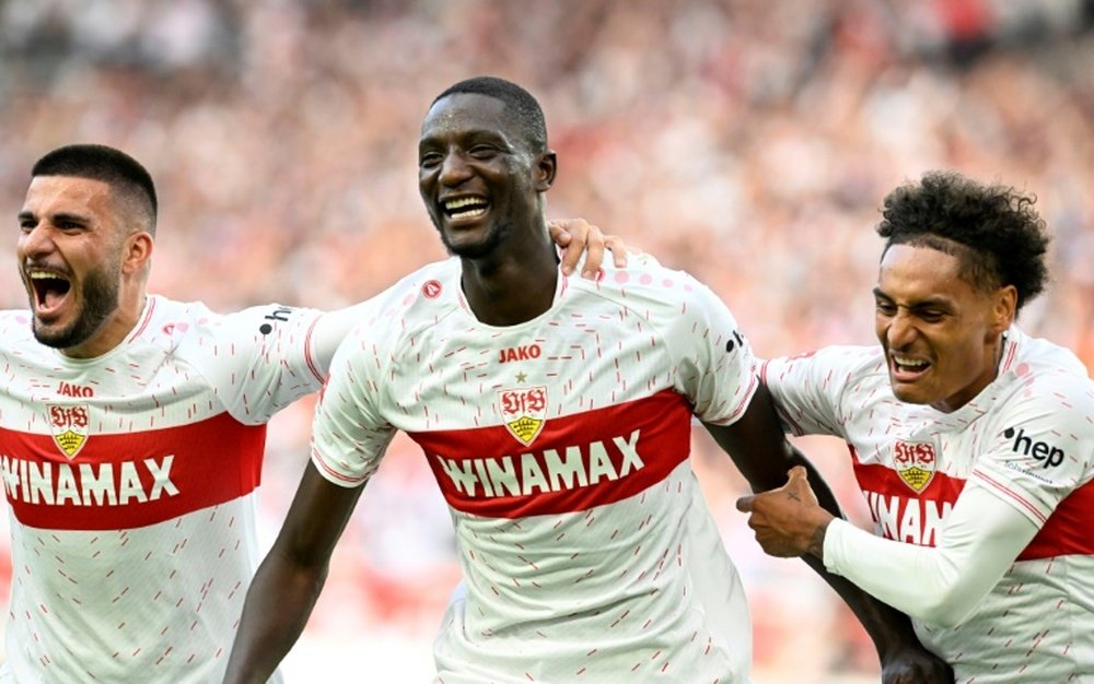 Guirassy anotó un 'hat trick' ante el Wolfsburg. AFP