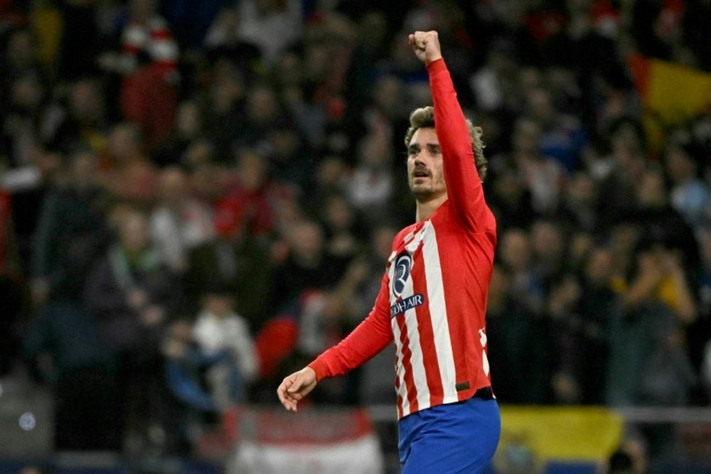 Antoine Griezmann buteur pour l'Atletico Madrid. AFP