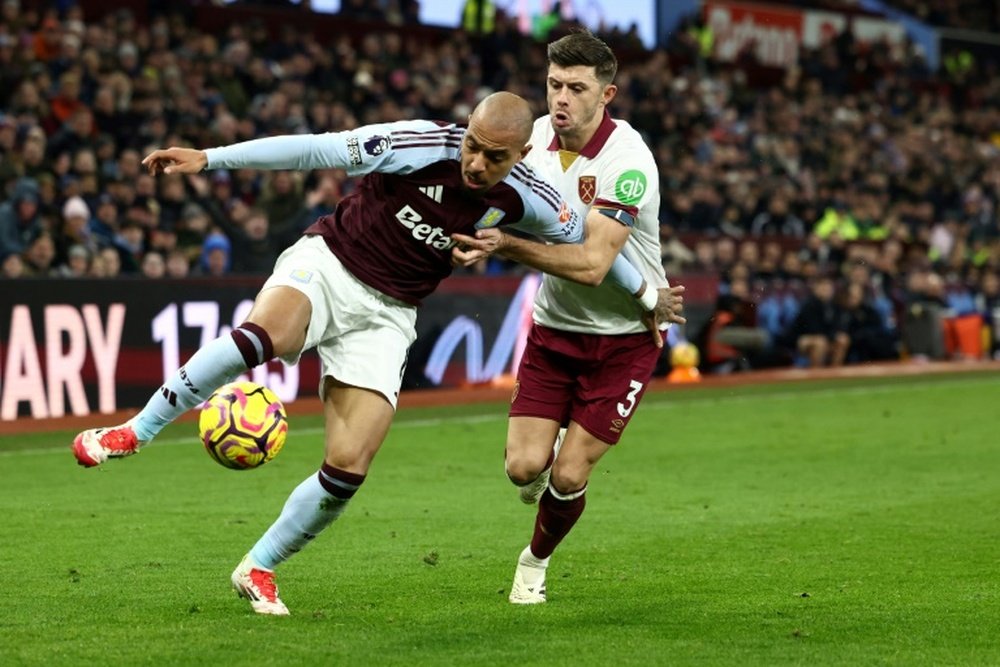 Villa drew with West Ham on Sunday in the Premier League. AFP