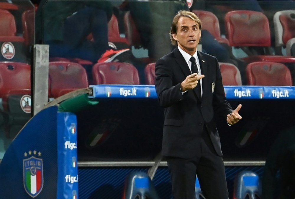 Mancini rebajó la euforia. AFP