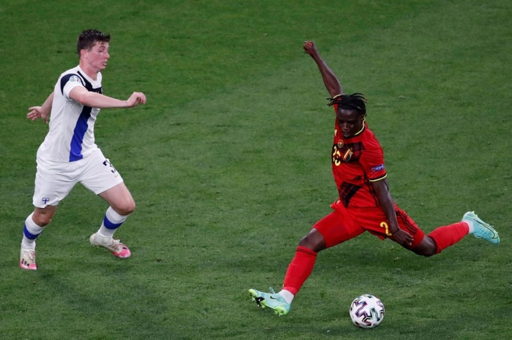 Doku est fan de Lukaku et Hazard. AFP