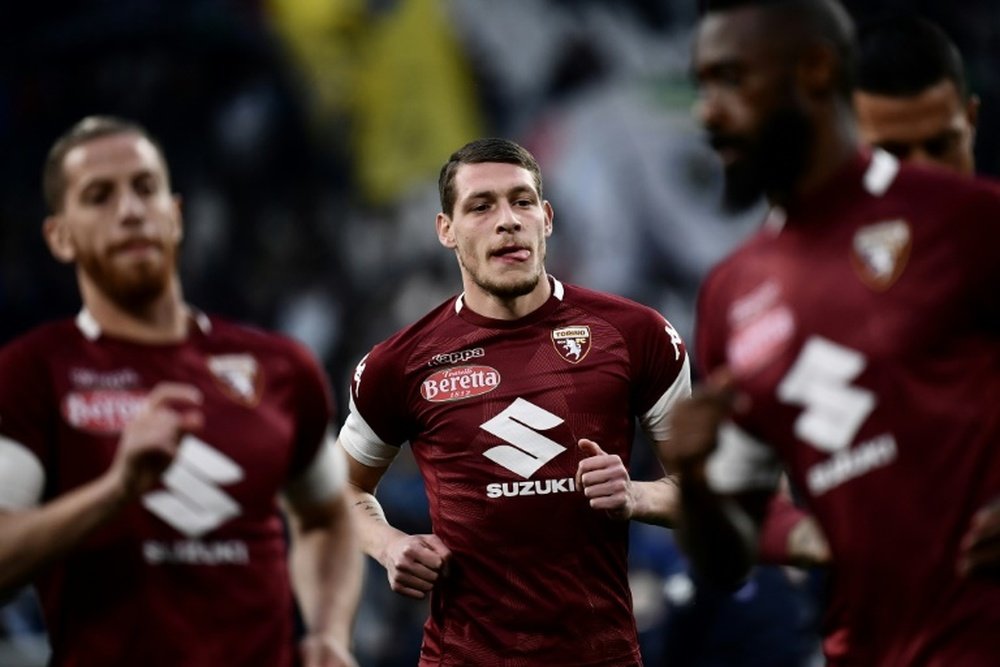 Andrea Belotti en demande plus au Torino. AFP