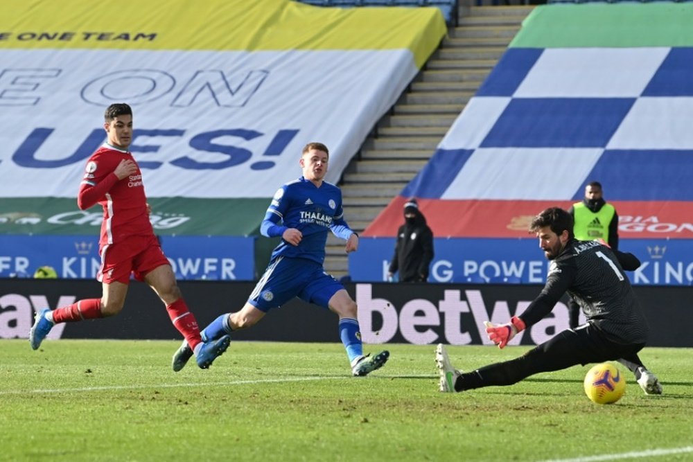 Liverpool y Leicester disputarán uno de los partidos más atractivos de la EFL Cup. AFP