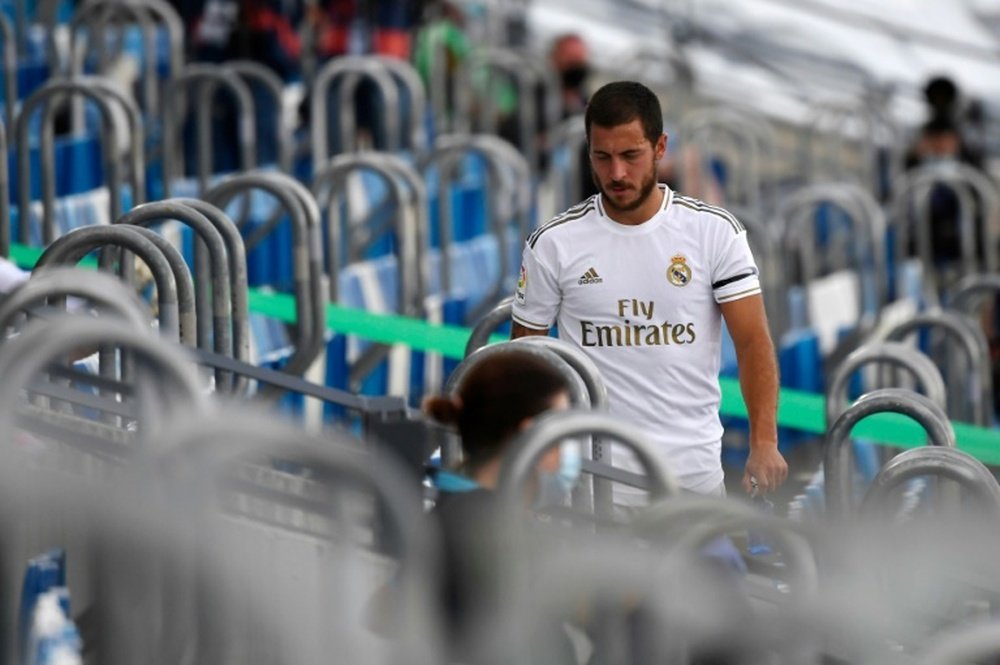 Hazard is out for Real Madrid. AFP