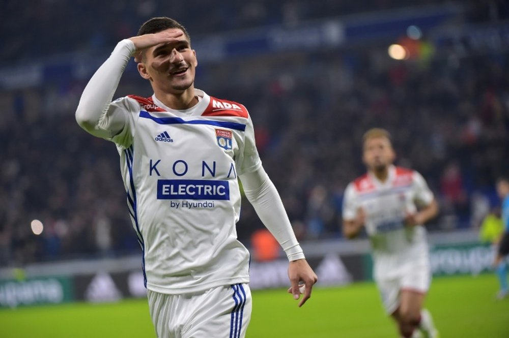 Aouar is being linked with a Real Madrid move. AFP