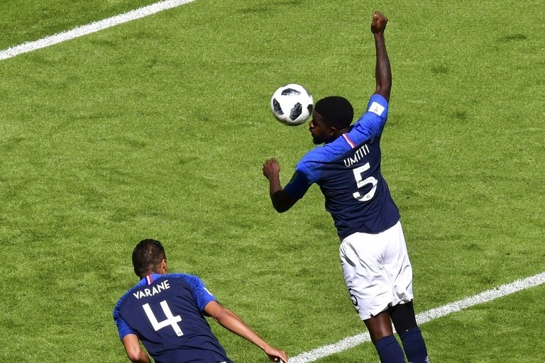 Umtiti joue la carte de l'autodérision après son penalty concédé