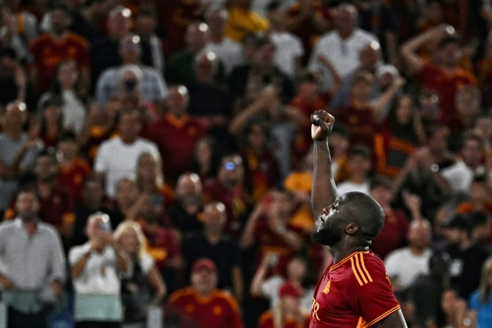 Lukaku, já sabe o que é marcar para o Roma