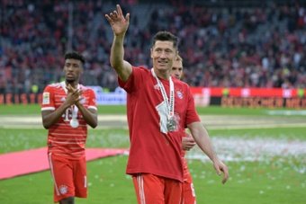 Lewandowski could leave Bayern. AFP
