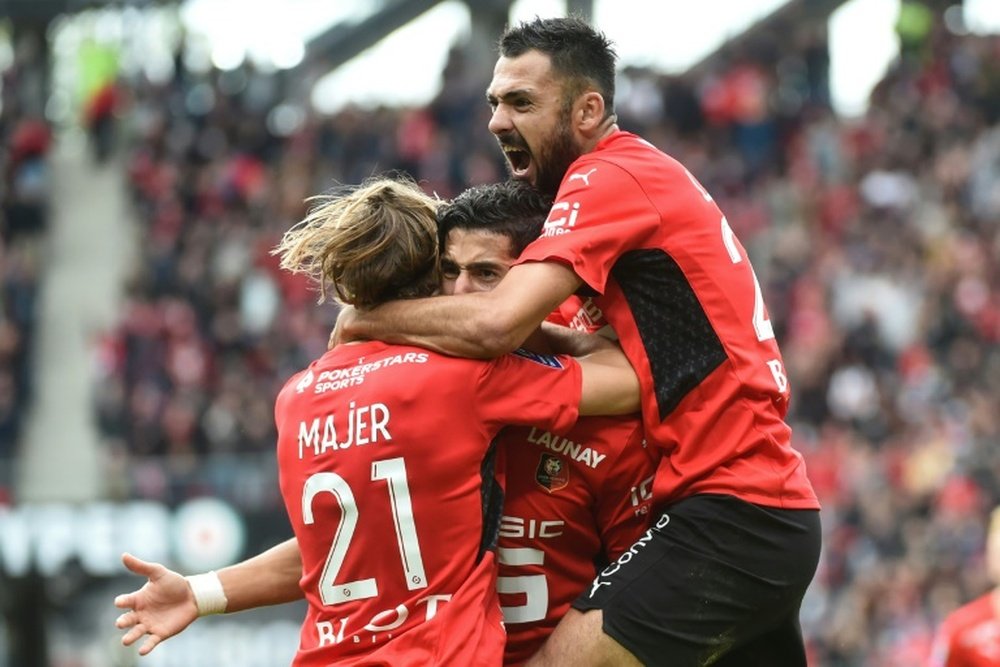 El Rennes se clasificó por última vez en 2020. AFP