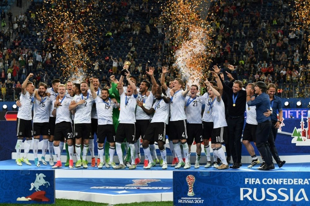 L'Allemagne sacrée en finale de la Coupe des Confédérations à Saint-Pétersbourg. AFP