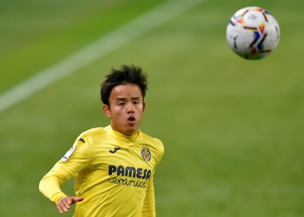 Takefusa Kubo deixou o Villarreal em busca de mais oportunidades. AFP