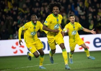 Nantes rejoint Nice en finale de la coupe de France. AFP
