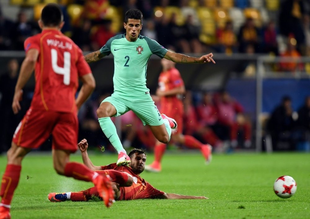 O lateral internacional por Portugal está a passar uma boa fase em Itália. AFP