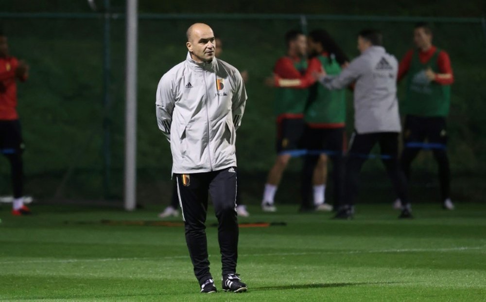Roberto Martínez pourrait quitter le banc de l'équipe nationale de Belgique. AFP