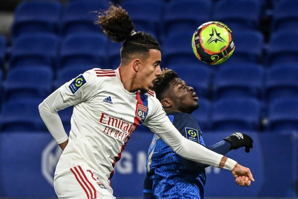 Malo Gusto is being linked with a Premier League move. AFP