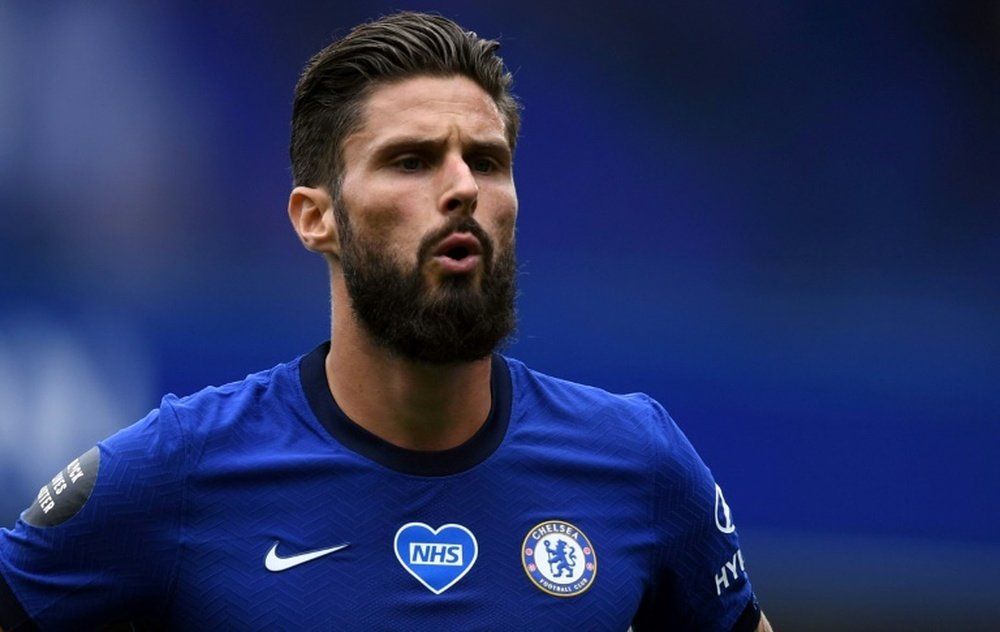 Giroud frustré par sa situation à Chelsea. AFP