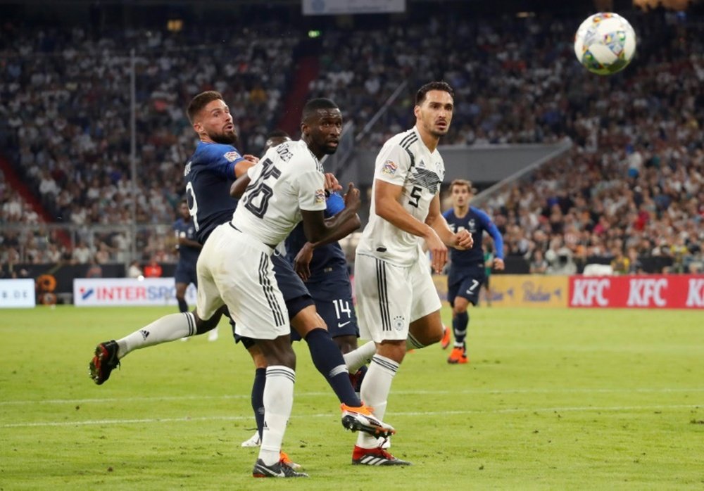 Alemania se enfrenta a Francia en el debut de la Eurocopa. AFP
