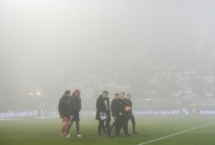 Partida da Ligue 1 é adiada por uma densa neblina