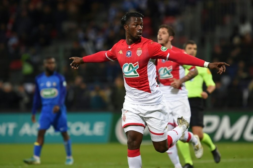 Keita Baldé encarriló la victoria del Mónaco en Copa. AFP