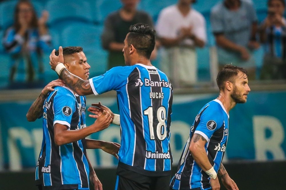 Gremio y Palmeiras se quedaron sin opciones. AFP