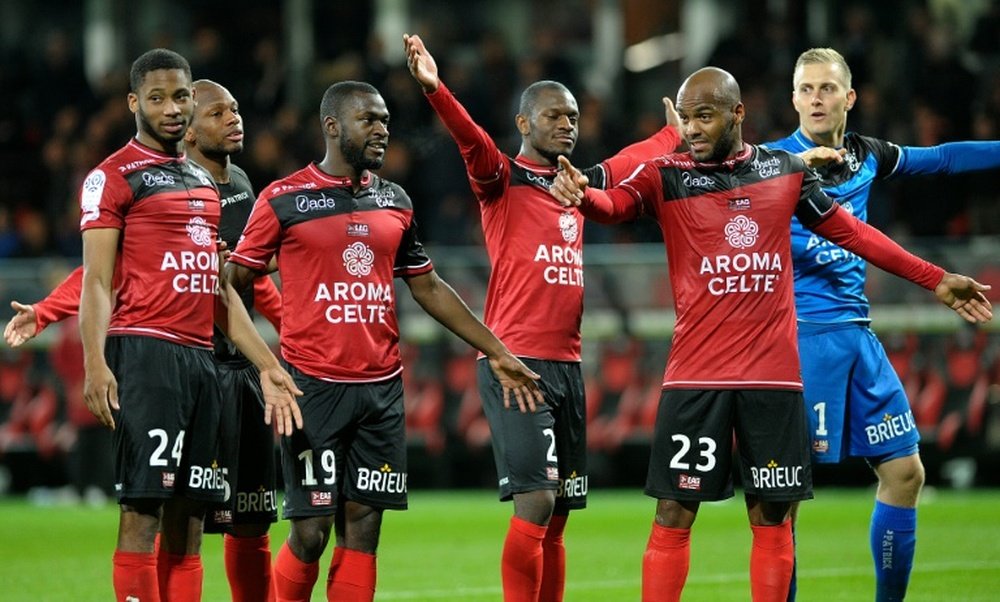 Guingamp affronte Lille ce samedi à 20h00 au Stade du Roudourou. AFP