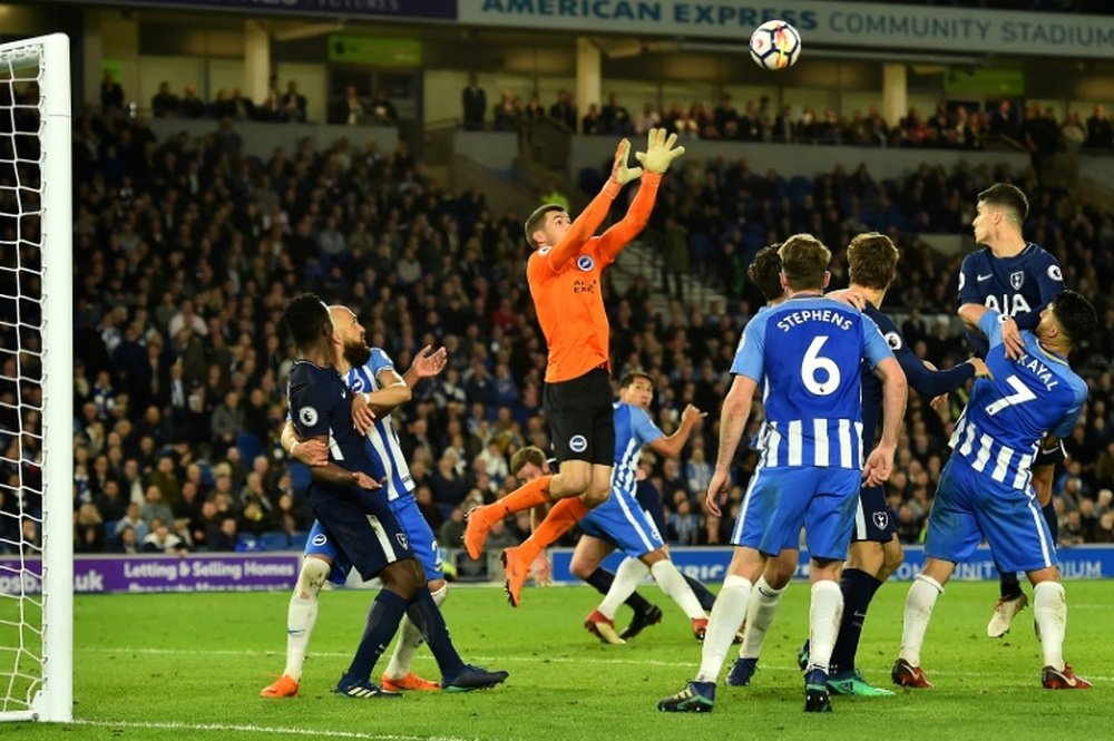 Brighton sauve un point face à Tottenham. AFP